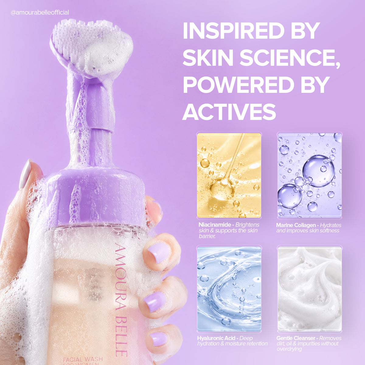 Niacinamide & Collagen Facial Wash for Women